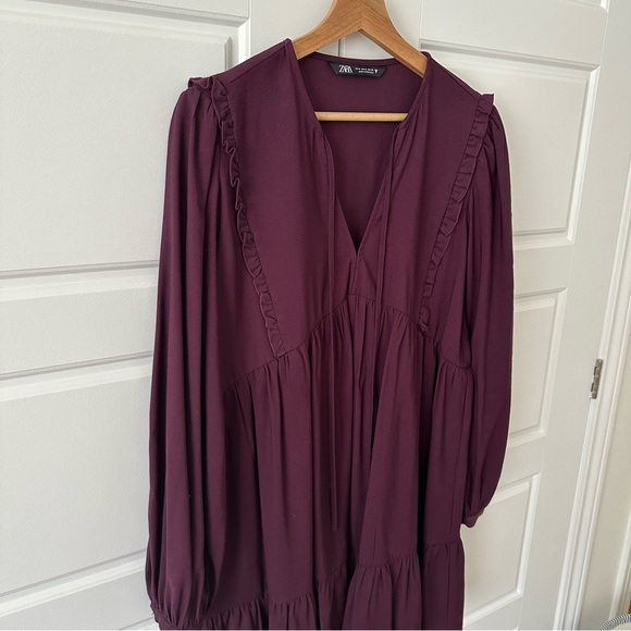 ZARA Pleated Dress (M) - Picture 8 of 12